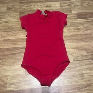 Baltogs Mock Neck Short Sleeve Leotard LC